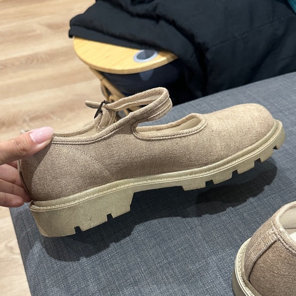 Small Lot Co. Lug Sole Mary Jane in cafe (9) - Picture 4 of 6